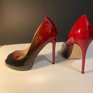 Black & Red High Heels